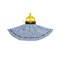 Rubbermaid Commercial 54" Mop and Broom Handles, 1" Dia, Gray/Yellow, Fiberglass FGH145000000 - alternate 5